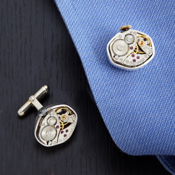 watch movement cuff links