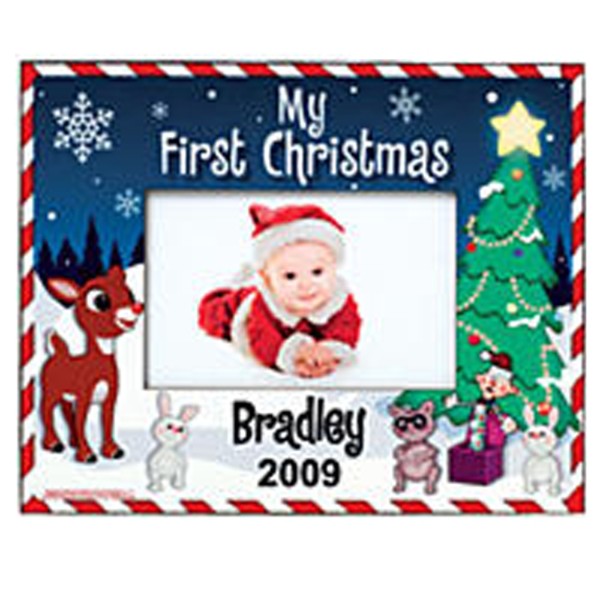My First Christmas Rudolph Frame