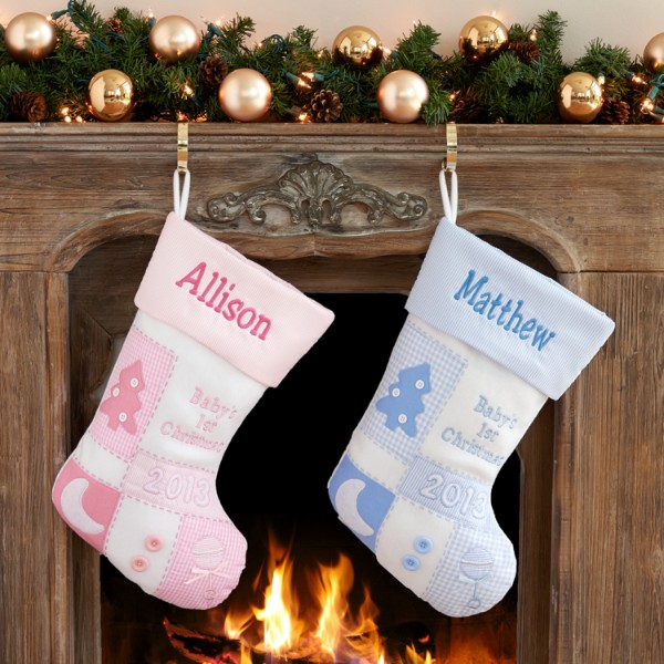 personalized baby christmas stocking